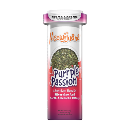 Purrple Passion - Silvervine and Catnip Blend