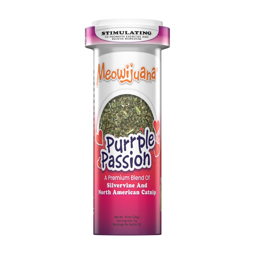 Purrple Passion - Silvervine and Catnip Blend
