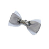 Silver & White with Tiara Dog Hair Bows
