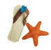 Hip Doggie -  Organic Vegetable Dental Toy - Beach Set