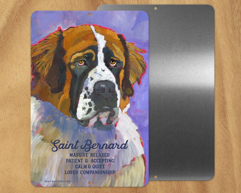 Saint Bernard -UD Metal Sign