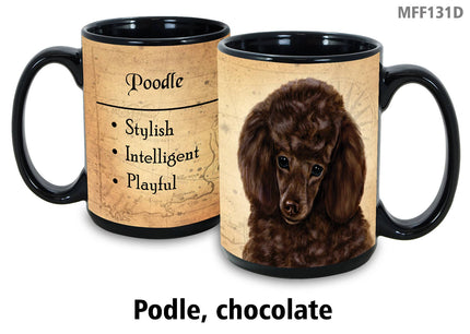 Poodle Chocolate Brown Mug Coffee Cup