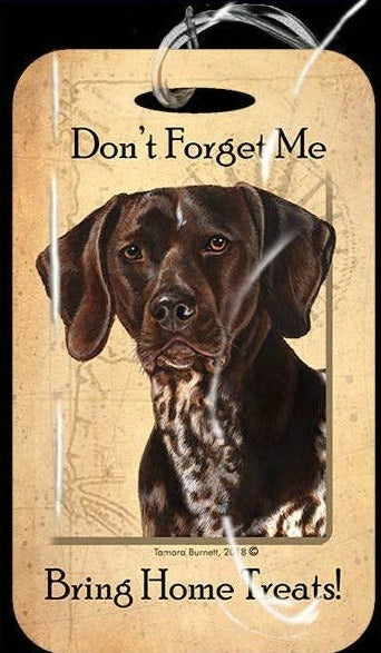 Travel in Style with Our German Shorthair Pointer Luggage Tag