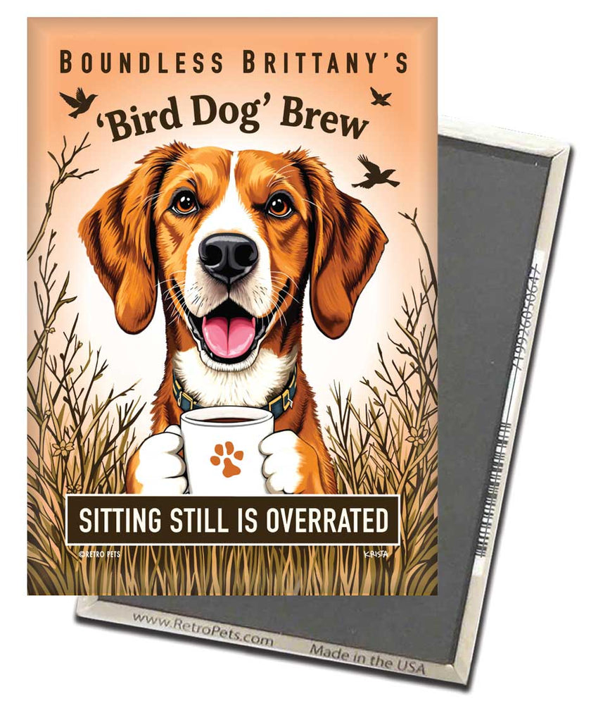 Brittany 'Boundless Brittany Bird Dog Brew Magnets
