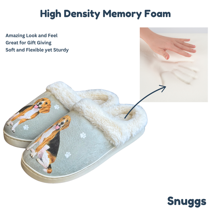 Beagle Dog Pet Lovers Comfy Snuggs Slippers