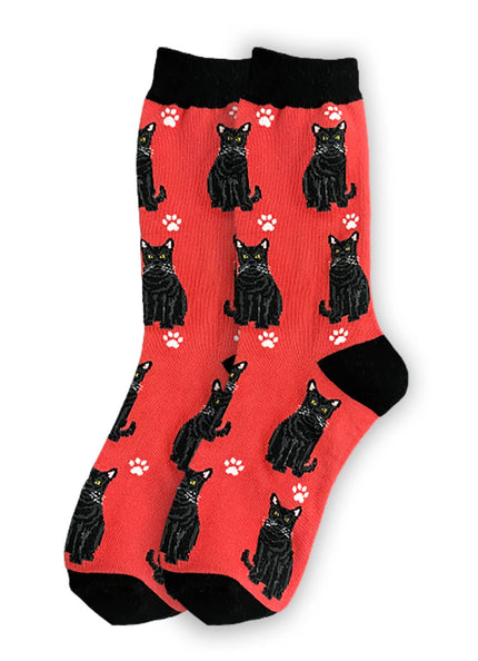 Black Cat- Cat Socks Unisex