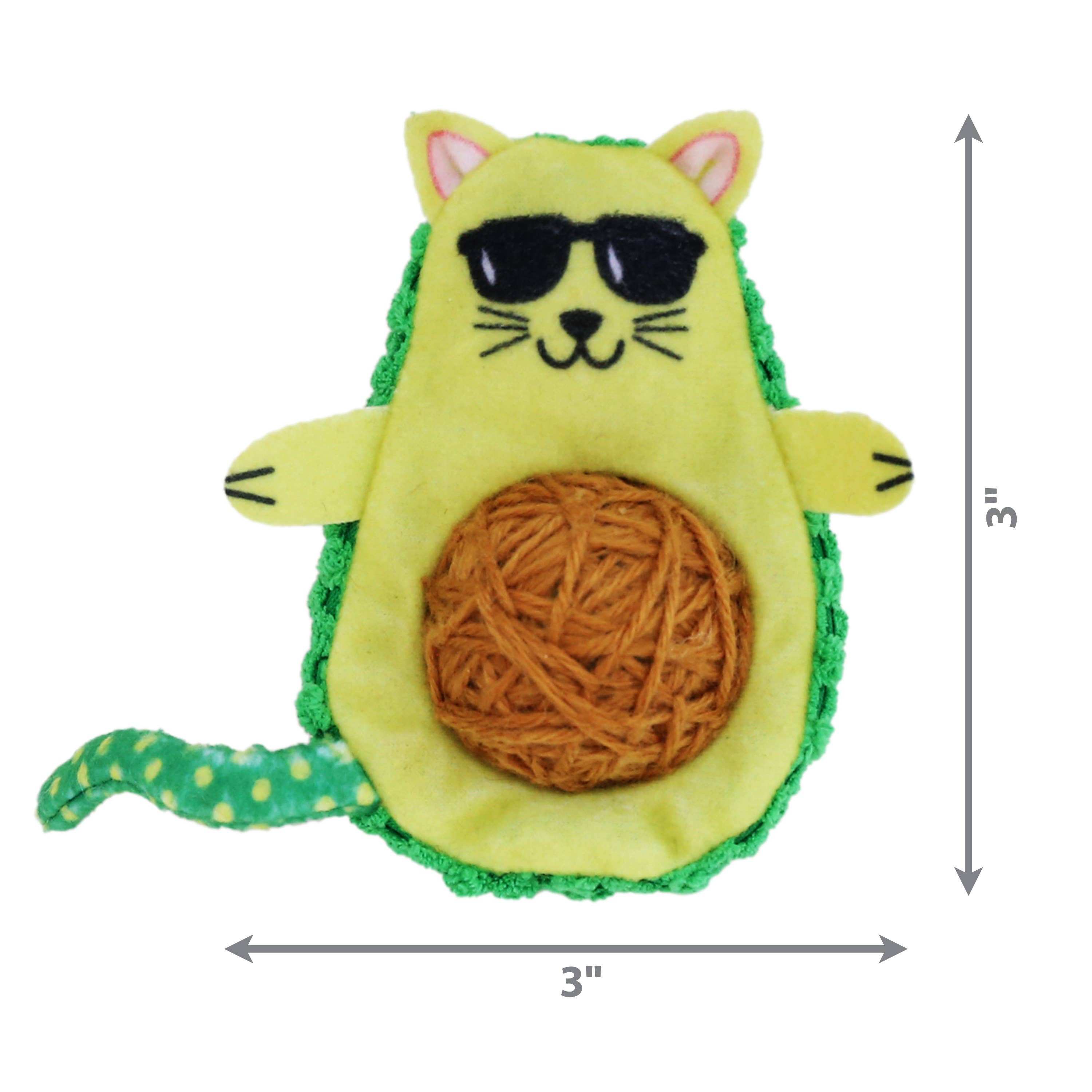 Cat Toy Avocado KONG® Wrangler AvoCATo Cat Toy