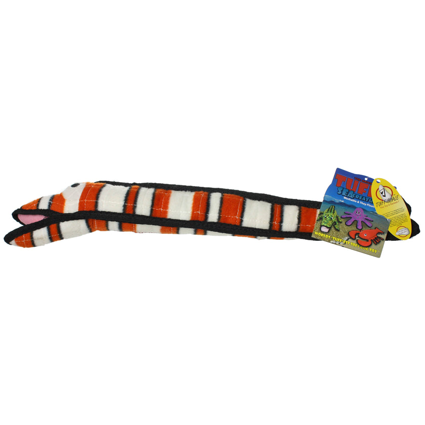 Tuffy Ocean Eel, Durable, Tough, Squeaky Dog Toy