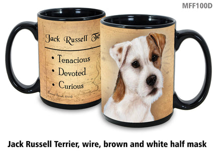 Jack Russell Terrier Wirehair Tan/White Mug Coffee Cup