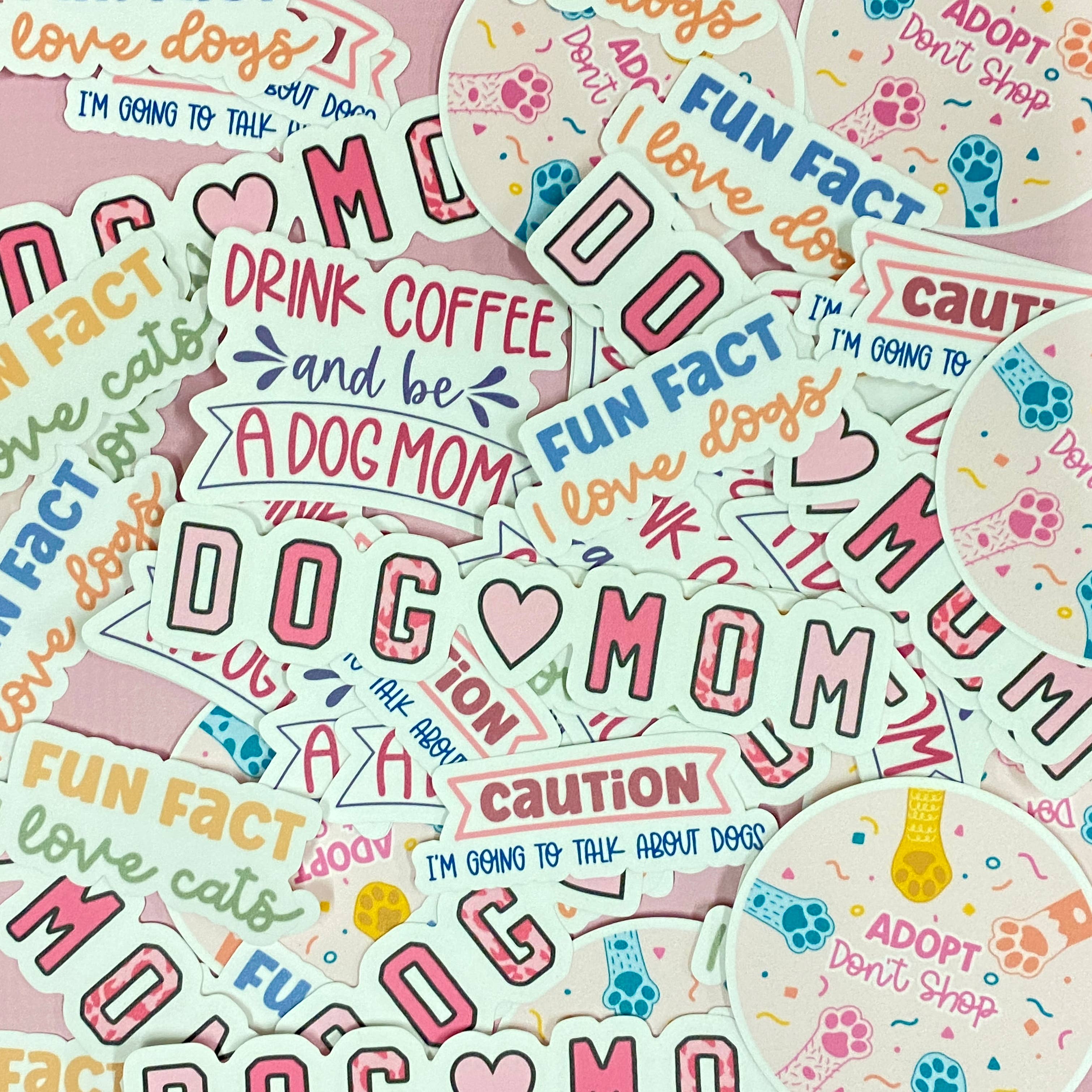 Adopt Don't Shop Sticker Vinyl Decal