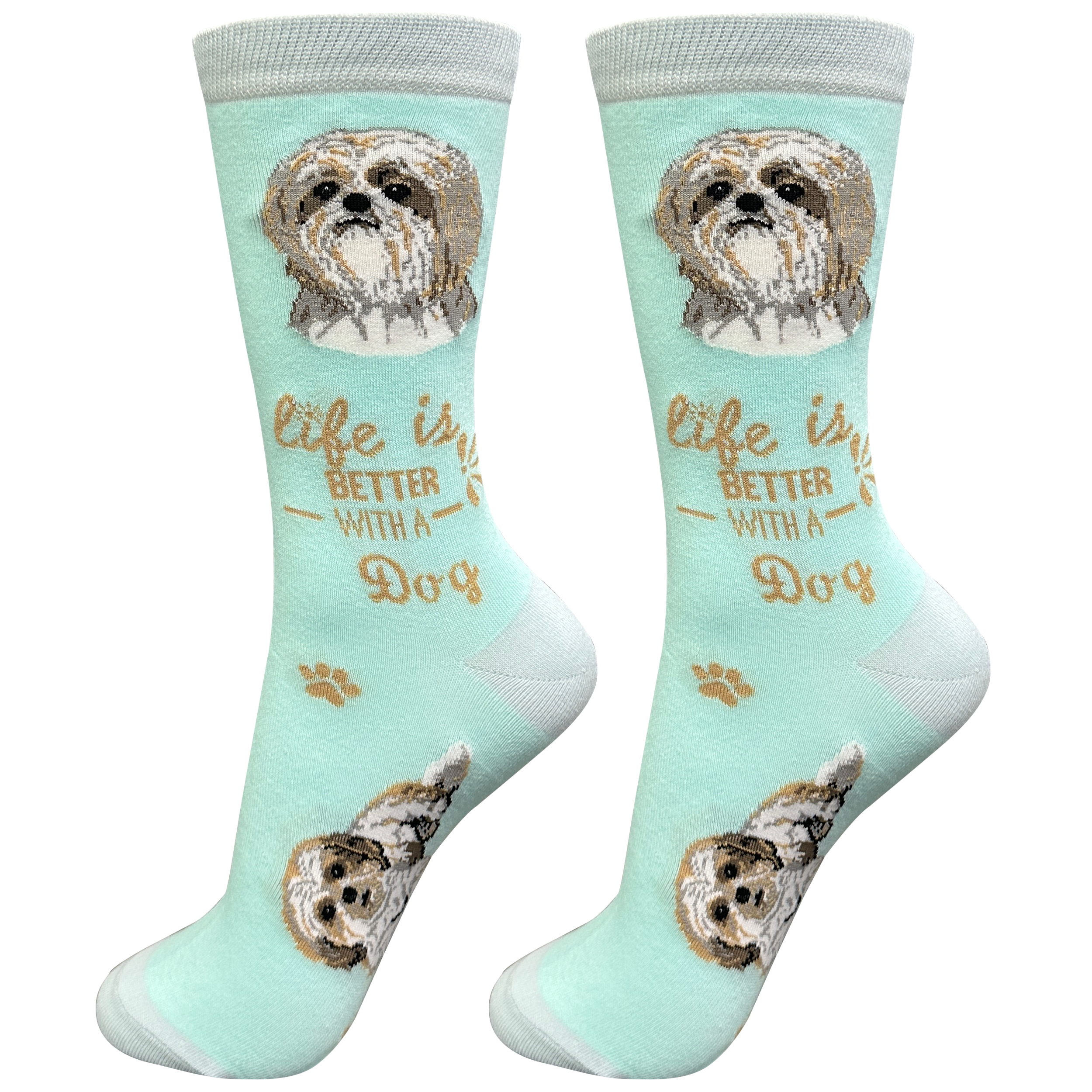 Shih Tzu Tan Dog Socks Unisex