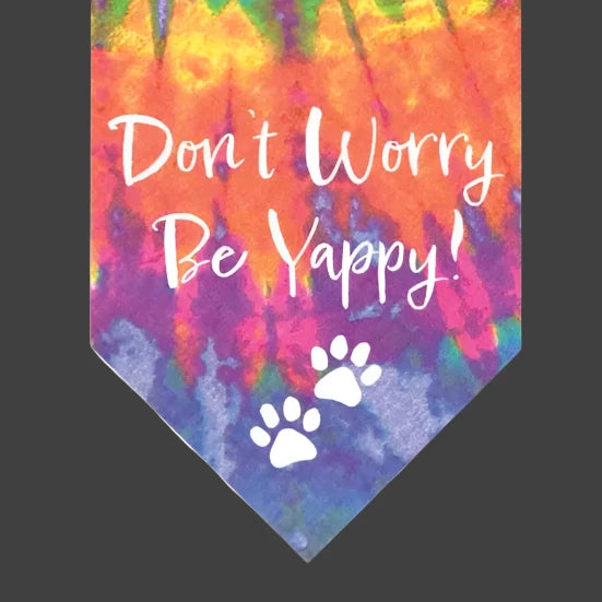 Don't Worry Be Yappy Dog Bandana