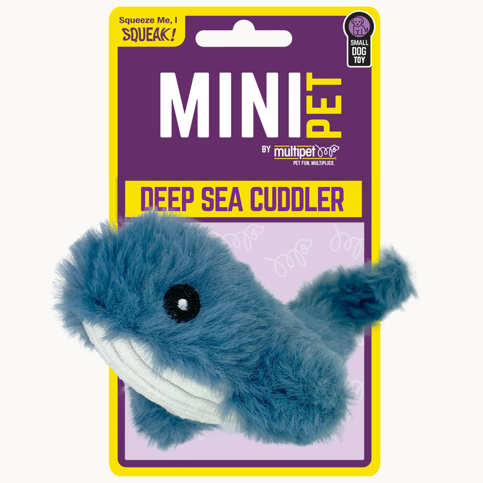 Multipet Minipet Deep Sea Cuddlerz Plush Dog Toy Asst. 5-7