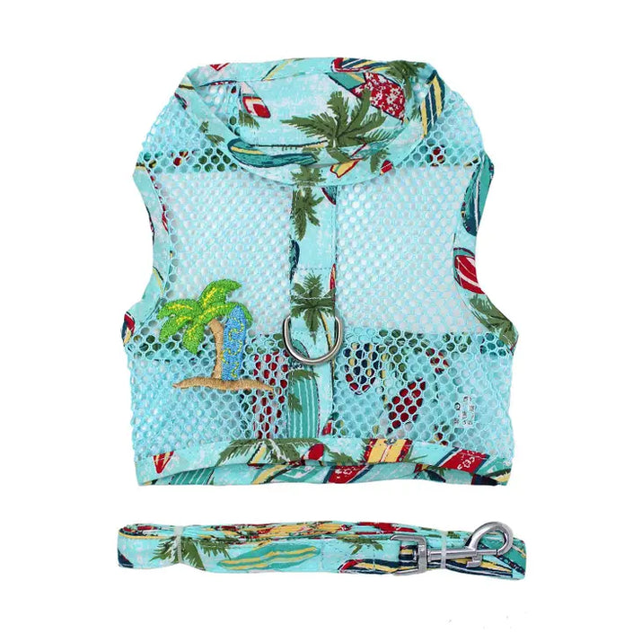 Cool Mesh Dog Harness &- Surfboards & Palms