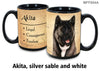 Akita Silver Mug Coffee Cup