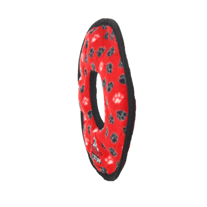 Tuffy No Stuff Ultimate Ring - Red, Durable, Squeaky Dog Toy