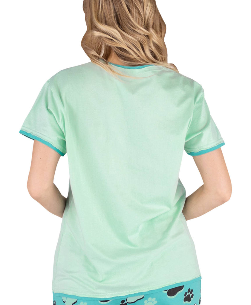 PJ Tee Dog Mom Women's Regular Fit Pajama Shirt
