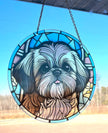 Shih Tzu Suncatcher with Chain