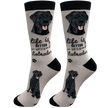 Labrador Black Dog Socks Unisex