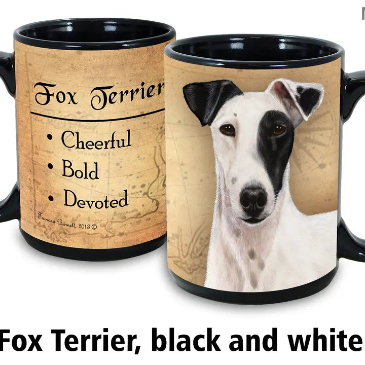 Fox Terrier Smooth Black & White Mug Coffee Cup