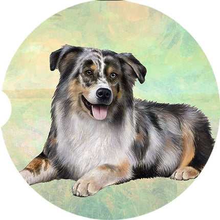 Australian Shepherd Car Coaster