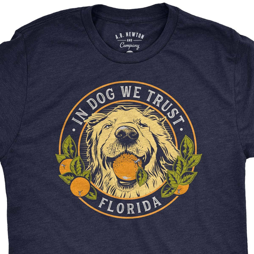 In Dog We Trust |Florida Golden Dog T-Shirt