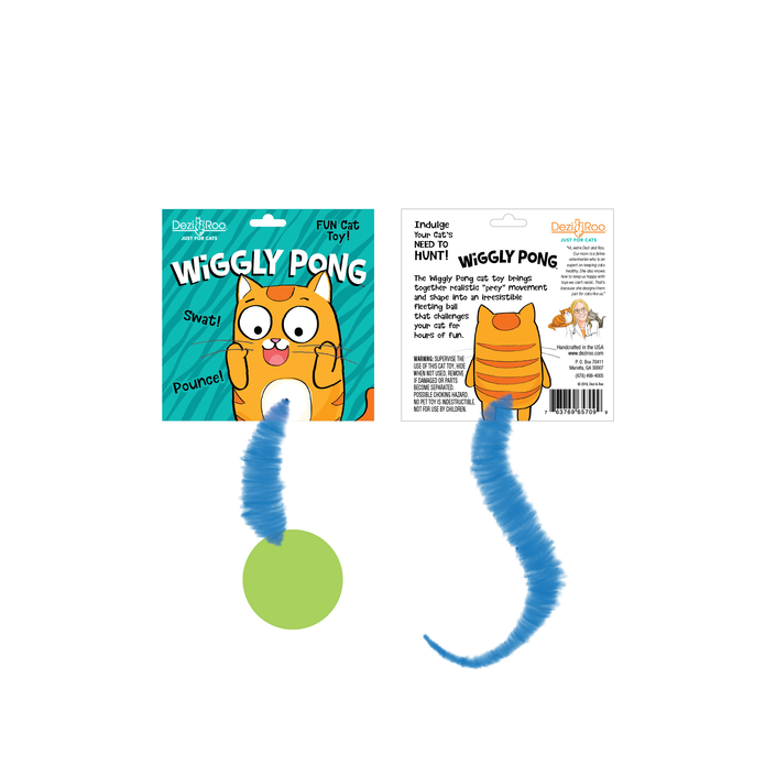 Wiggly Pong Cat Toy Plastic Pong Ball