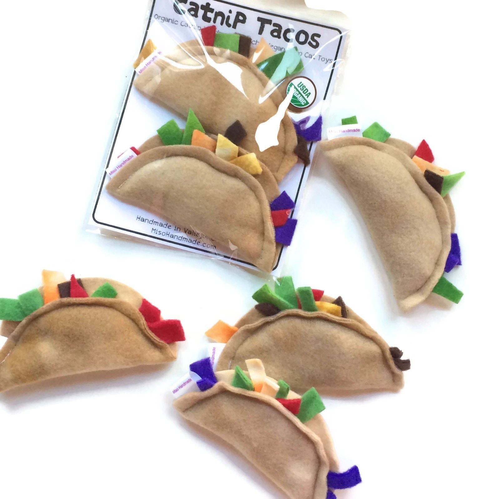 Cat Toy Catnip Tacos Plus Set of Two