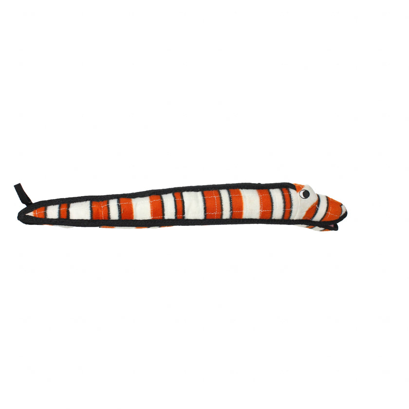 Tuffy Ocean Eel, Durable, Tough, Squeaky Dog Toy