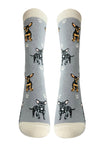 Black Chihuahua - Fun Novelty Dog Socks - Unisex
