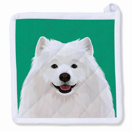 American Eskimo / Samoyed / Pyrenees Potholder 