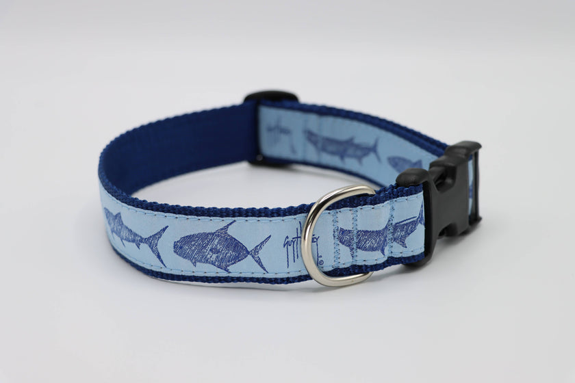 Guy Harvey Keys Slam Side Release Buckle Clip Dog Collar or Leash