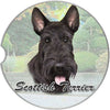 Scottish Terrier Car Coaster Face