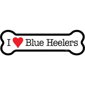 Blue Heelers - Bone Shaped Magnet