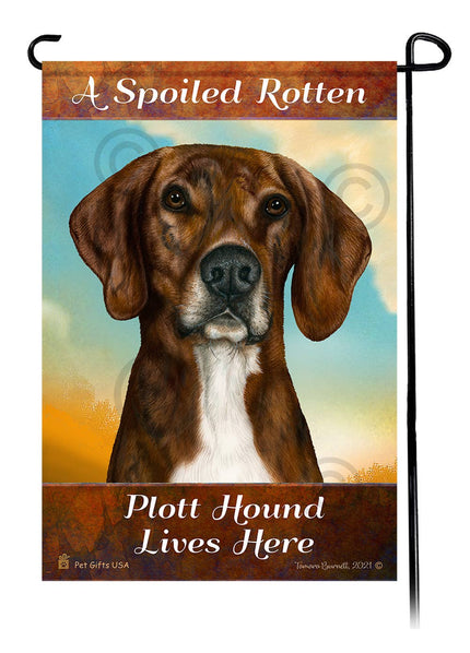 Plott Hound Brindle A Spoiled Rotten Lives Here - Garden ...