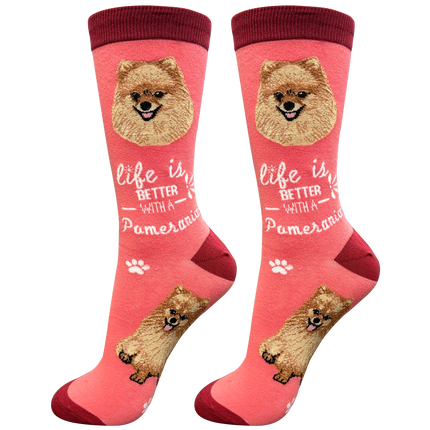 Pomeranian Dog Socks Unisex