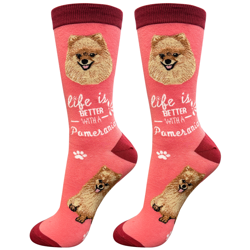 Pomeranian Dog Socks Unisex