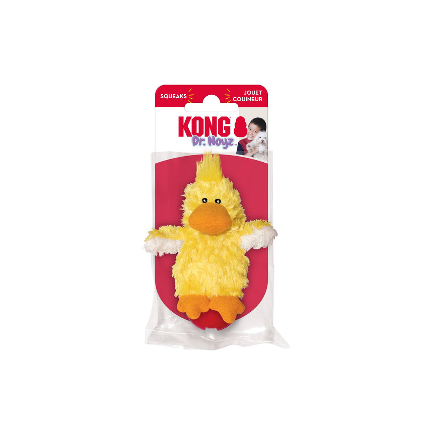 KONG® Dr. Noyz Duck Plush Dog Toy XS