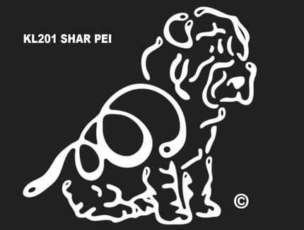 Shar Pei K-line Window Tattoo