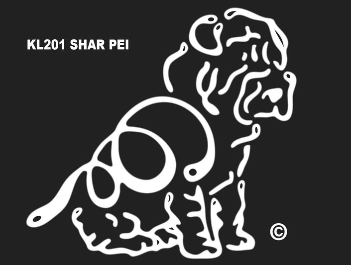 Shar Pei K-line Window Tattoo