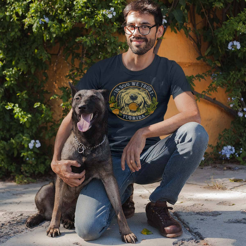 In Dog We Trust |Florida Golden Dog T-Shirt