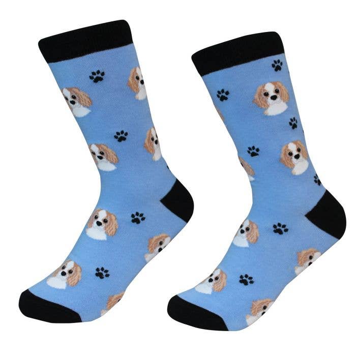 Cavalier King Charles Dog Socks Unisex