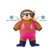 Dog Toy Sloth Eat Sleep Snorkel Latex Toy