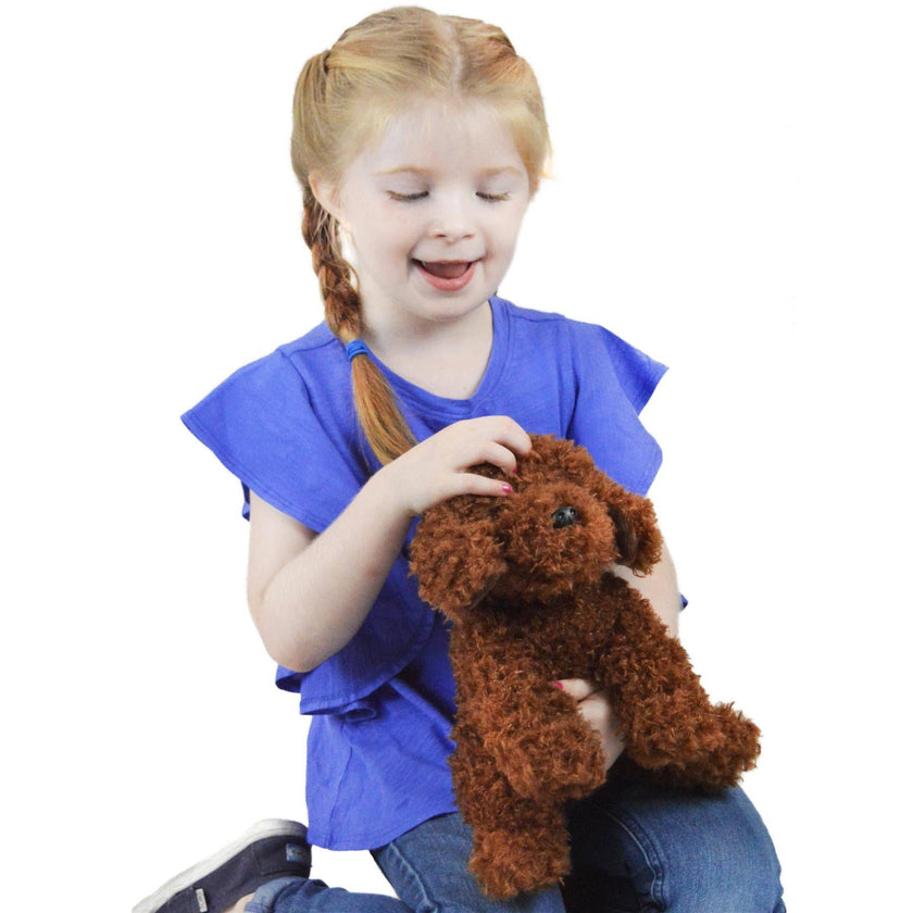 Plush Labradoodle Chocolate Laurel The Labradoodle Stuffed Animal Plush