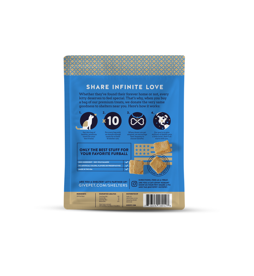 Cat Treat GivePet Purrfect Cast Freeze Dried Cat Treats
