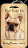 Travel in Style with Our French Bulldog Luggage Tag