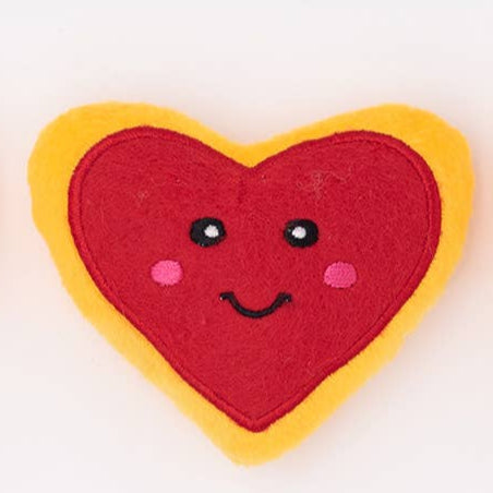 Valentine's Miniz - Heart Cookie Assorted  - Dog Toy