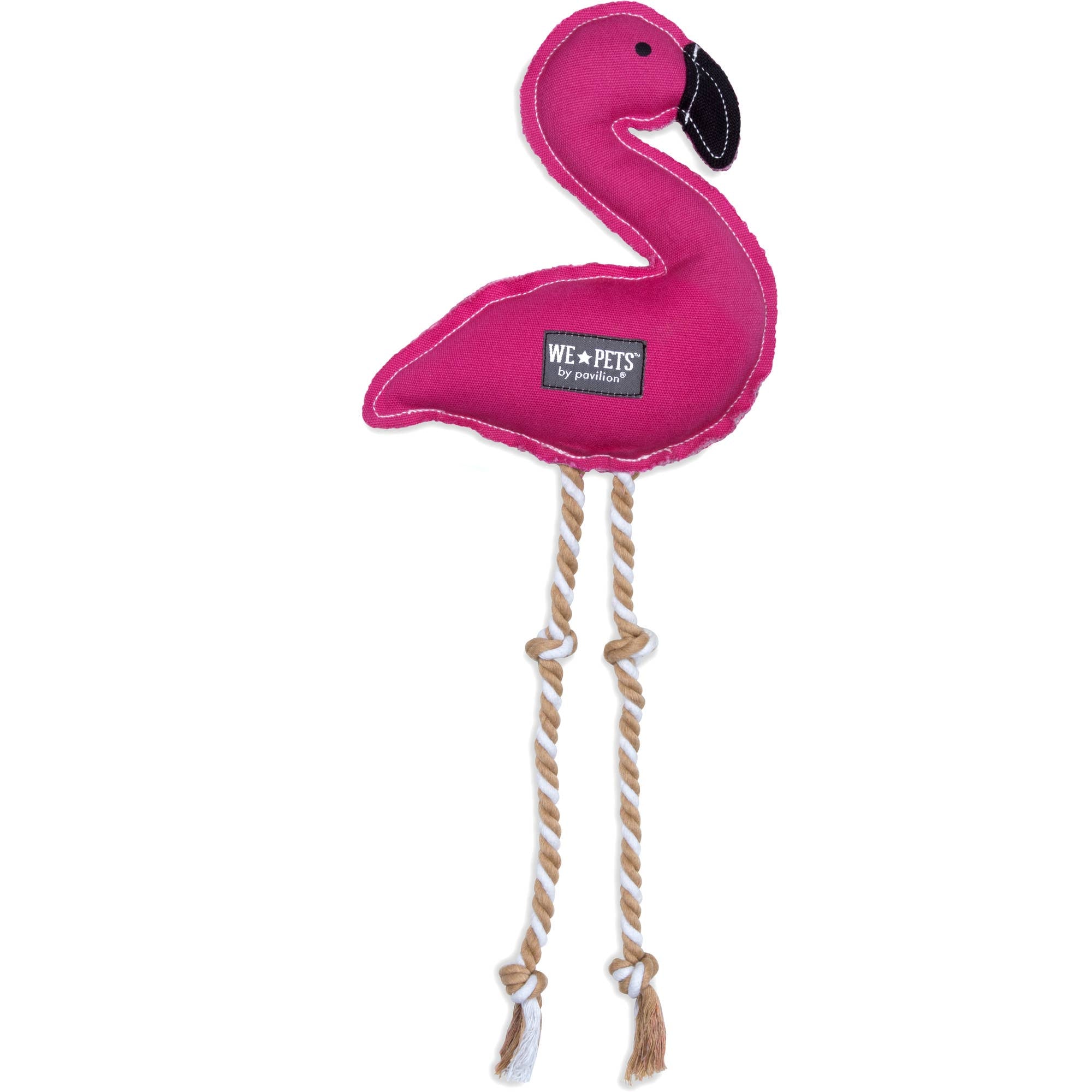 Dog-Gone Happy Canvas Dog Toy on Rope