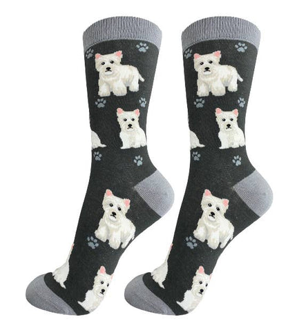 Westie Socks - Fun Novelty Dog Socks - Unisex