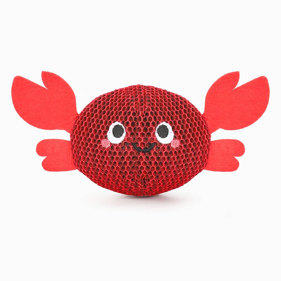 Dog Toy Crab Red Floating Ball Ocean Pals Toy